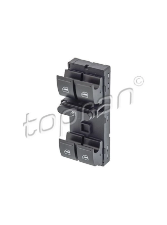 TOPRAN 116040001 | Cam Düğmesi Ön Sol 10-16 Fabia-Octavia-Superb Dörtlü