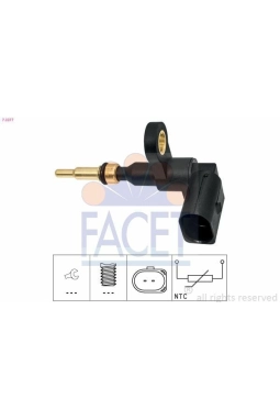 FACET 7.3377 | Hararet Müşürü Golf VII Jetta Passat Audi A3 A4 A5 A6 Q5 Octavia Leon 12 >