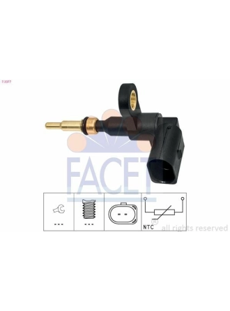 FACET 7.3377 | Hararet Müşürü Golf VII Jetta Passat Audi A3 A4 A5 A6 Q5 Octavia Leon 12 >