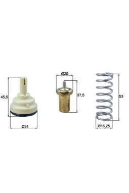 MAHLE TX181105D | Termostat 105°C-120°C Golf.V-Jetta-Passat