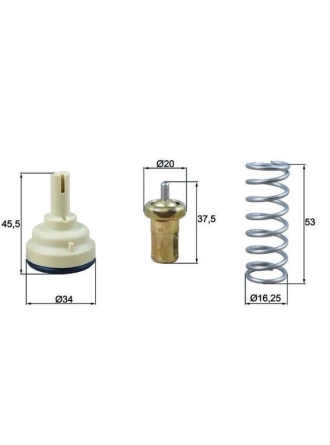 MAHLE TX181105D | Termostat 105°C-120°C Golf.V-Jetta-Passat