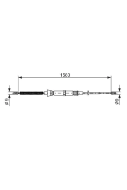 BOSCH 1987477806 | El Fren Teli Arka 02-Polo *O.Sıp*
