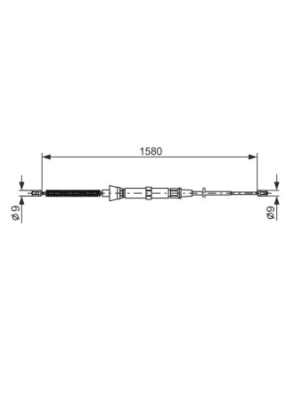 BOSCH 1987477806 | El Fren Teli Arka 02-Polo *O.Sıp*