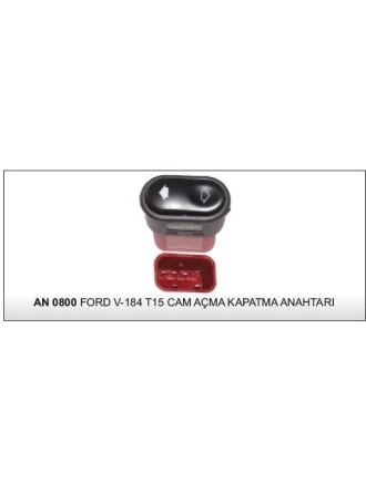 Cam Kaldırma Anahtarı Transıt T12 T15 Escort 1991/1995 Kırmızı Taban 5C1T14529AA AN800