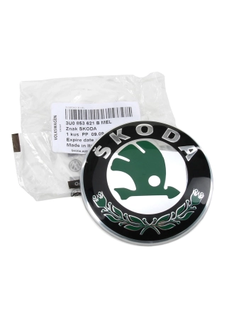 VAG / ORJINAL 3U0853621BMEL | Skoda Yeti 2010-2013 Model Arası Ön Panjur Amblemi Orijinal