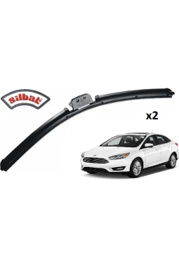 Silbak Ford Focus III, 2012 - 2017 Silecek, Muz Tipi, Takım, 725mm-725mm