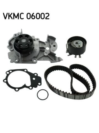 SKF VKMC06002 | Triger Tk + Devirdaim 01-Clio.II.III-Mds-Twingo 1.2 16V *95Dıs*