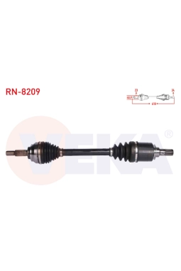 VEKA RN-8209 | Renault Clio 4 2012- 1.5 dCi Otomatik Sol Aks Komple Yerli Marka