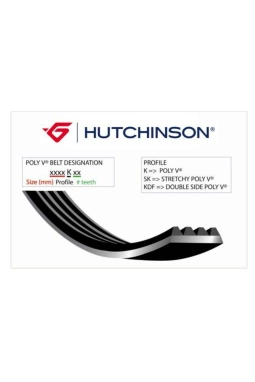 HUTCHINSON 4PK865 | Renault Clio 4 2012-2018 Benzinli Alternatör Kayışı