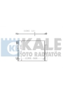 KALE 050ABC080 | Renault Clio 4 2012-2018 Klima Radyatörü