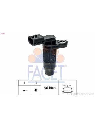 FACET 9.0768 | Sensör Devir Sayısı  Sensor Eksantrik Mili Pozısyonu