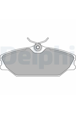 DELPHI LP1744 | Fren Balata Ön Laguna.I-Safrane-Megane.I-Fs