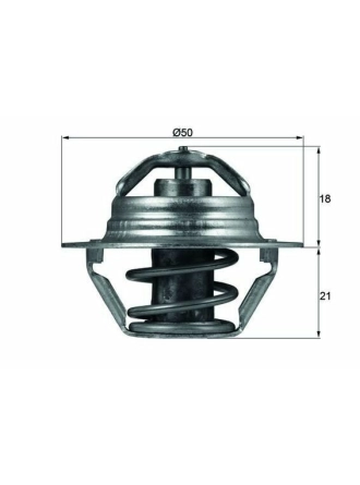 MAHLE TX10089D | Termostat 89°C Clo-Kng-Mgn-Lgn-Logan 1.4İ-1.6İ