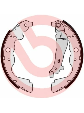 BREMBO S68546 | Fren Pabuç Balata 415 Arka
