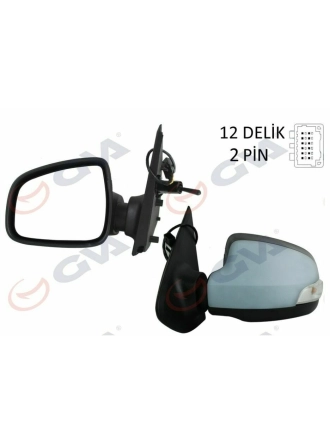 YERLİ 963028691R | Renault Symbol Joy 2017- Sol Dikiz Aynası Manuel Sinyalli