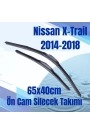 Silbak Ön Cam Silecek Takımı Nissan X-Trail Xtrail 2014-2018 65X40CM