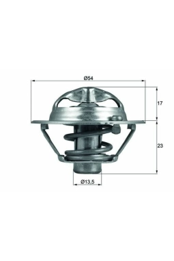 MAHLE TX11882D | Termostat 82°C 11-Accent-Elantra- i20- i30-Cerato-Ceed