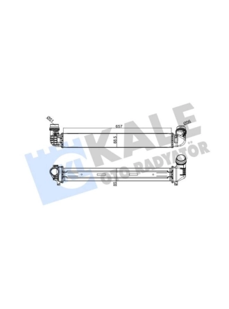 KALE 050CAC050 | Renault Fluence 1.5 dCi İntercol Turbo Radyatörü
