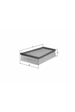 MAHLE LX957-3 | Hava Filtresi 03-Megane.Iı