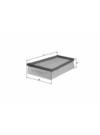 MAHLE LX957-3 | Hava Filtresi 03-Megane.Iı