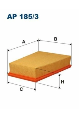 FILTRON AP185-3 | Hava Filtresi 03-Megane.Iı