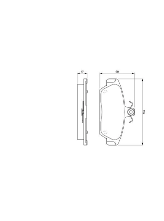 BOSCH 0986424092 | Fren Balata Ön 04-Scenic
