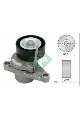 INA 534025010 | V Kayışı Gergi Rulmanı Kütüklü (Citroen: C2-C3-C3 II-C4 1.4-1.6 03-/ Peugeot: P301 1.6Vtı 12 -)
