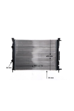 MAHLE CR41000S | Radyatör 03-Megane.Iı