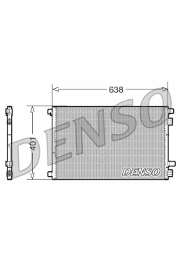 DENSO DCN23012 | Klima Radyatörü (Renault Megane II Scenic II Grand Scenic II 1.5 DCI 1.9Dcı 1.6 1.4 03 -)