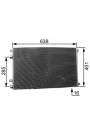 MAHLE AC360001S | Klima Radyatörü (Renault: Megane II Scenic II Grand Scenic II 1.5 DCI 1.9Dcı 1.6 1.4 03 -) 8Fc351301-564