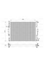 VALEO 732946 | Radyatör 03-Megane.II 1.5 DCI