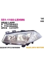 DEPO 551-1160R-LEHM6 | Renault Megane 2 2002-2009 Sağ Far Zenon Tip