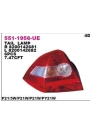 DEPO 551-1956L-UE | Renault Megane 2 2003-2005 Sol Stop Lambası