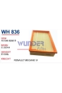 WUNDER WH836 | Renault Megane 4 2015- 1.5 dCi 1.6 dCi Hava Filtresi