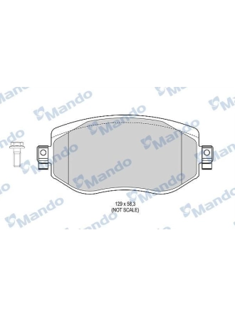 MANDO MBF015304 | Fren Balata Ön 16-Megane.IV 1.2Tce-1.5 DCI