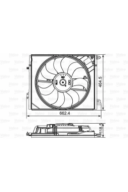 VALEO 696881 | Fan Motoru Megane IV 16-Talisman 15 -