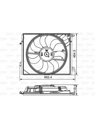 VALEO 696881 | Fan Motoru Megane IV 16-Talisman 15 -