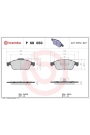 BREMBO P68050 | Fren Balatası Ön Renault Fluence Lodgy Megane III Clio V Dacia Duster Dokker