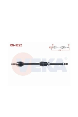 VEKA RN-8222 | Renault Captur 2013- 1.5 dCi Manuel 6 İleri Sağ Aks Komple Yerli Marka