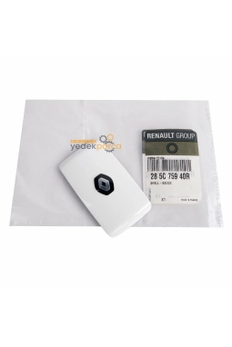 MAIS 285C75940R | Renault Captur 2 Anahtar Kapağı Beyaz