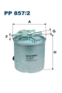 FILTRON PP857-2 | Mazot Filtresi 07-14 Qashqai-Xtrail 2.0Dci