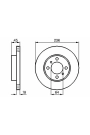 BOSCH 0986478572 | Disk On (Ad) ≪,99 Carisma 1.6 | 2 Adet