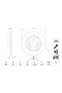 BOSCH 0986479F71 | Disk On (Ad) 16-Koleos.II | 2 Adet