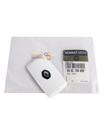 MAIS 285C75940R | Renault Kaleos 2017- Anahtar Kapağı Beyaz