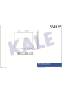 KALE 354915 | Renault Laguna 3 Kalorifer Radyatörü