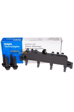 DELPHI CE20010-12B1 | Peugeot 106 1.4 Benzinli Bobin Siyah Soket