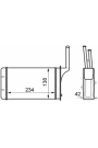 MAHLE AH49000S | Kalorifer Radyatörü (Peugeot: 106 / Citroen: Saxo / Ax) 8Fh351024-461