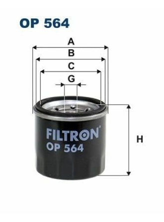 FILTRON OP564 | Yağ Filtresi 96-05 Swift 1.0İ