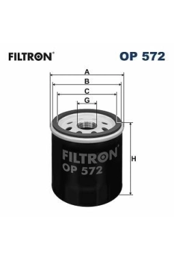 FILTRON OP572 | Yağ Filtresi Corolla-Avensis-Yaris