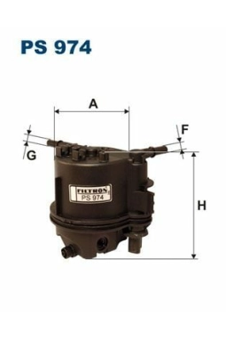 FILTRON PS974 | Mazot Filtresi 01-206-307 1.4Hdi (Isıtıcı Gırıslı)